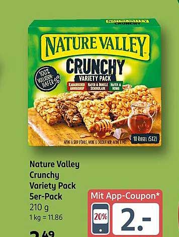 Nature Valley Crunchy Variety Pack 5er-Pack