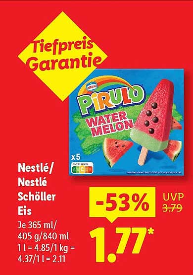 Nestlé Pirulo Water Melon Eis 5er Pack