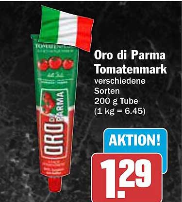 Oro di Parma Tomatenmark verschiedene Sorten 200 g Tube