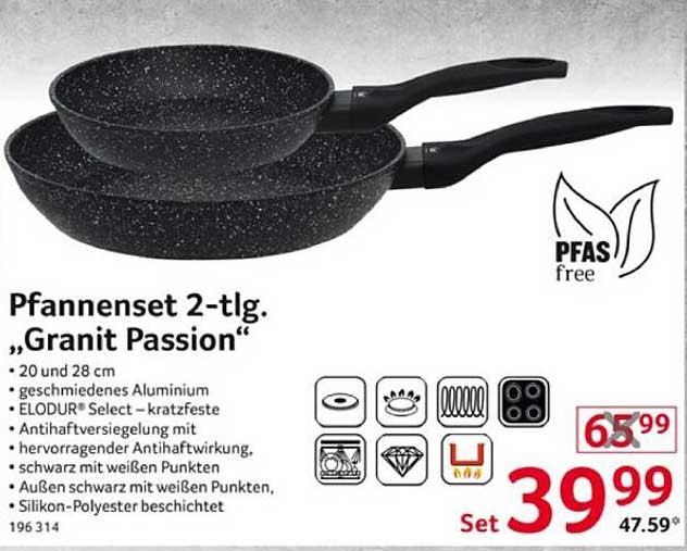 Pfannenset 2-tlg. „Granit Passion“