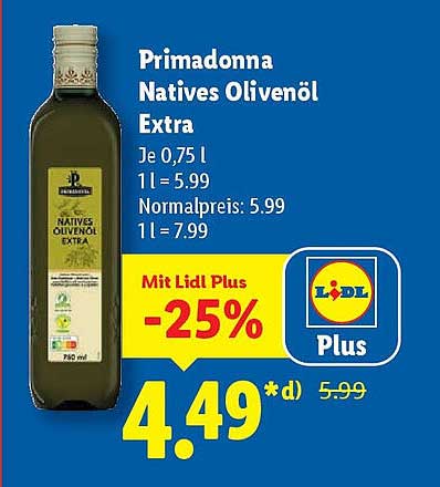 Primadonna Natives Olivenöl Extra