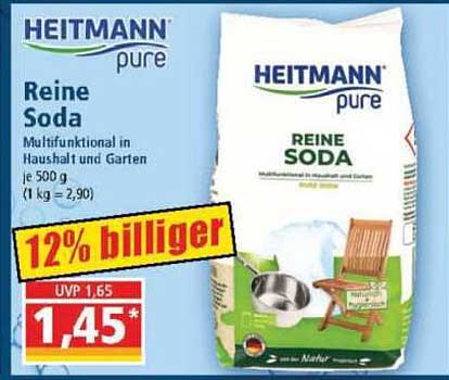 Reine Soda - Multifunktional in Haushalt und Garten