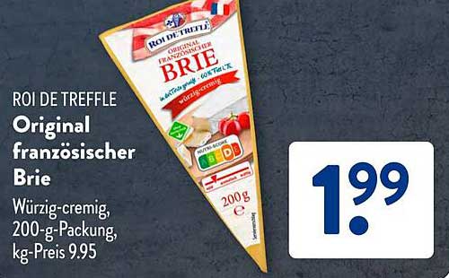 ROI DE TREFFLE Original französischer Brie