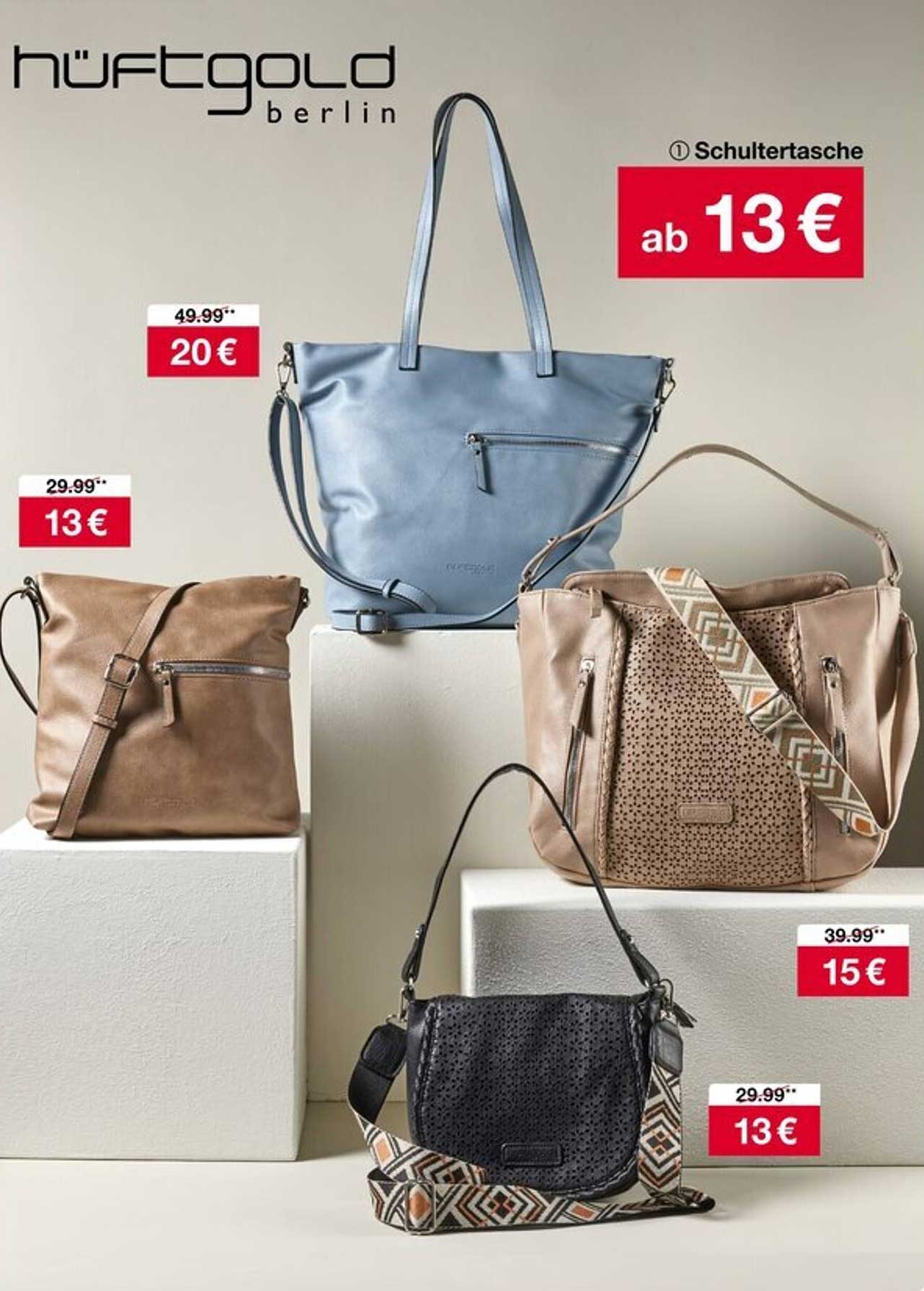 Schultertaschen ab 13 €