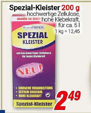 Spezial-Kleister 200 g - Hochwertige Zellulose für hohe Klebekraft