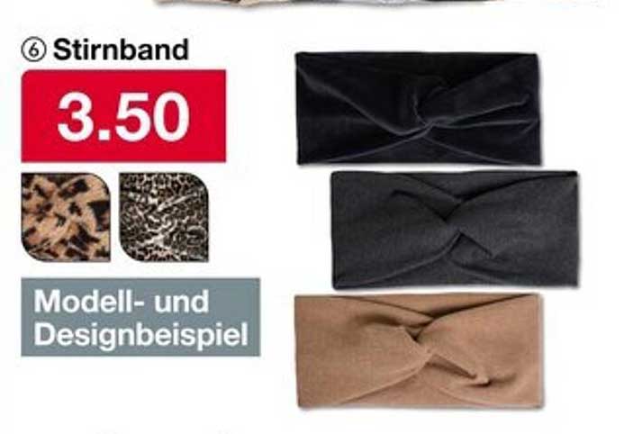 Stirnband in verschiedenen Designs für nur 3,50 €