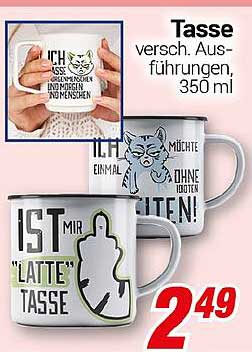 Tasse verschiedene Ausführungen, 350 ml