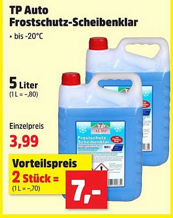 TP Auto Frostschutz-Scheibenklar - bis -20°C