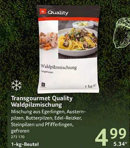 Transgourmet Quality Waldpilzmischung - 1 kg Beutel