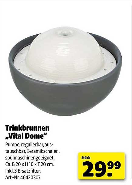 Trinkbrunnen "Vital Dome"