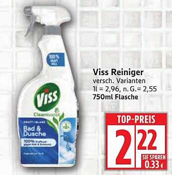 Viss Reiniger Bad & Dusche 750 ml - Top-Preis!