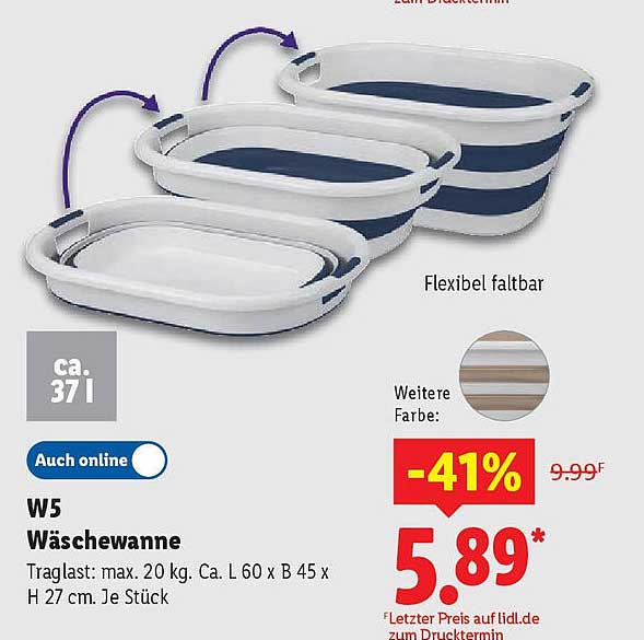 W5 Wäschewanne