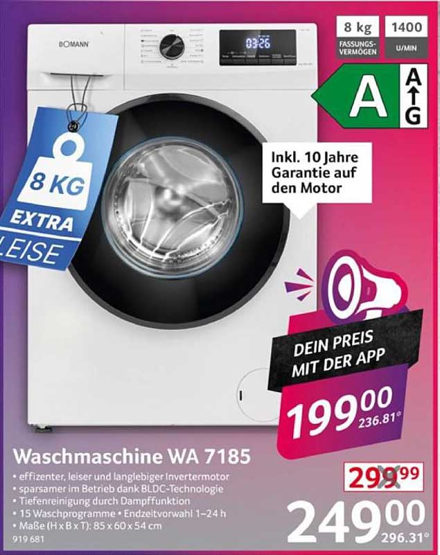 Waschmaschine WA 7185