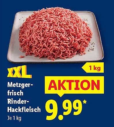 XXL Metzgerfrisch Rinder-Hackfleisch