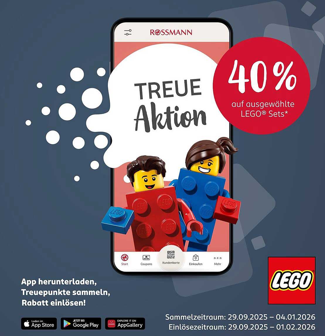 40 % auf ausgewählte LEGO® Sets