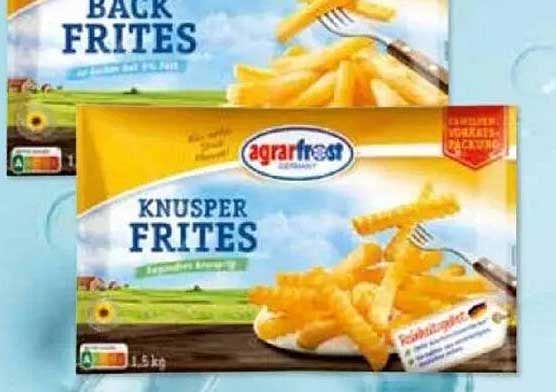 Agrarfrost Knusper Frites 1,5 kg