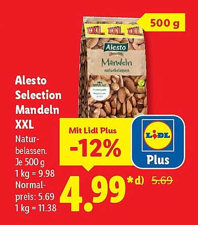 Alesto Selection Mandeln XXL 500 g