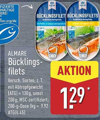 ALMARE Bücklingsfilets