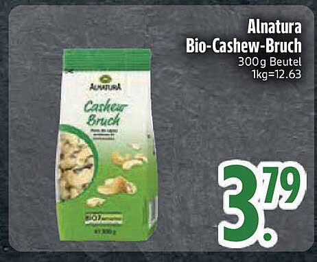 Alnatura Bio-Cashew-Bruch 300g Beutel