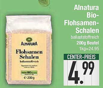 Alnatura Bio-Flohsamen-Schalen 200g Beutel