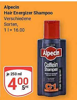 Alpecin Hair Energizer Shampoo – Verschiedene Sorten