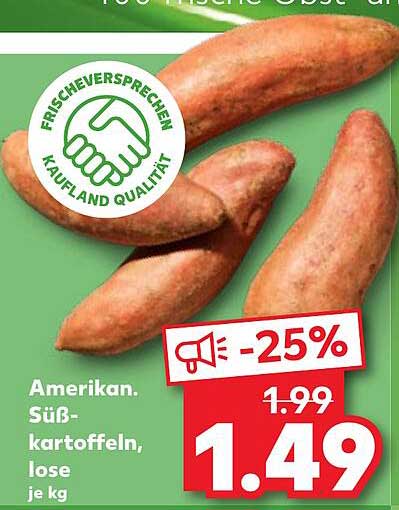 Amerikanische Süßkartoffeln, lose, je kg