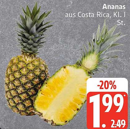 Ananas aus Costa Rica, Kl. I, 1 St.