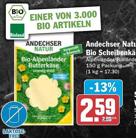 Andechser Natur Bio Scheibenkäse