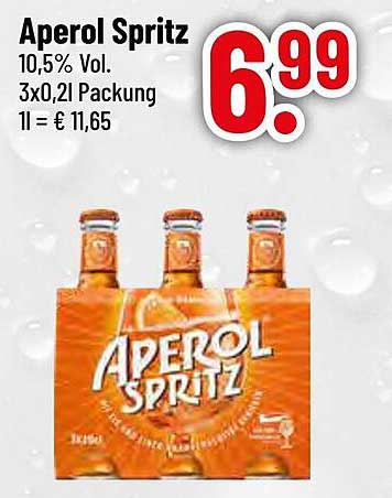 Aperol Spritz 3x0,2l Packung zum Sonderpreis