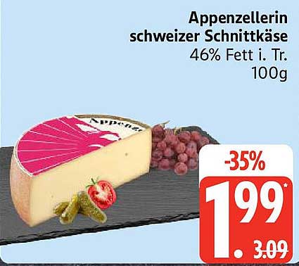 Appenzellerin Schweizer Schnittkäse
