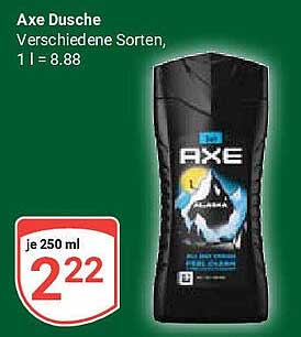 Axe Dusche – Verschiedene Sorten, 250 ml