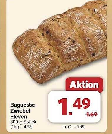 Baguette Zwiebel Eleven