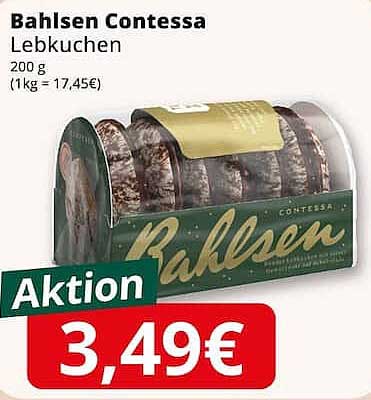 Bahlsen Contessa Lebkuchen 200 g