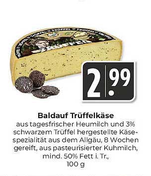 Baldauf Trüffelkäse – Ein Geschmackserlebnis der Extraklasse
