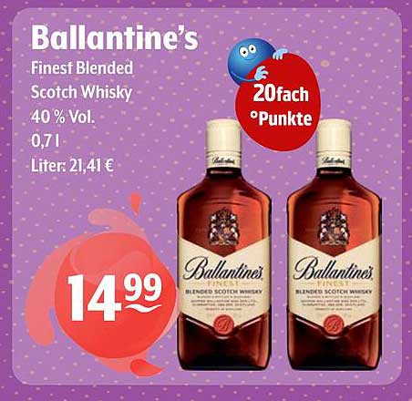 Ballantine's Finest Blended Scotch Whisky 0,7l