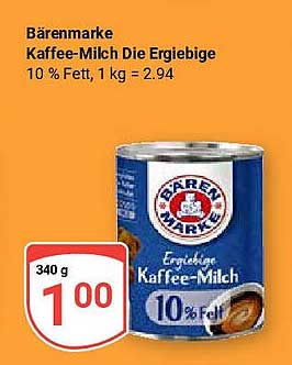 Bärenmarke Kaffee-Milch Die Ergiebige 340 g