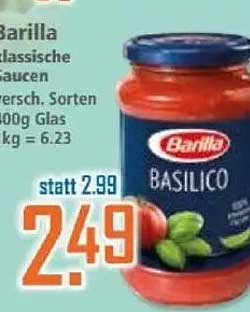 Barilla Klassische Saucen Basilico 400g