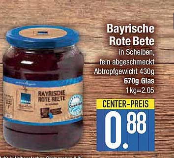Bayrische Rote Bete in Scheiben, fein abgeschmeckt, 430g