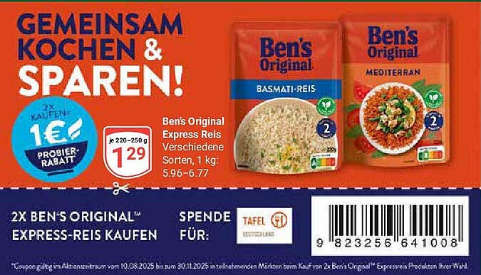 Ben's Original Express Reis 220-250 g - verschiedene Sorten