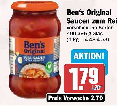 Ben's Original Saucen zum Reis - verschiedene Sorten