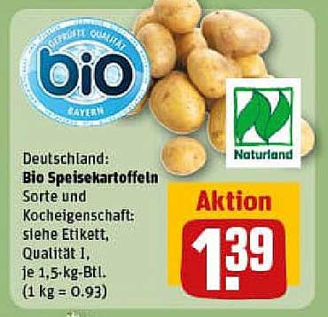 Bio Speisekartoffeln, 1,5 kg