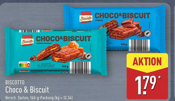 Biscotto Choco & Biscuit – Verschiedene Sorten