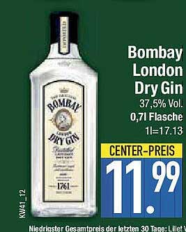 Bombay London Dry Gin 0,7l