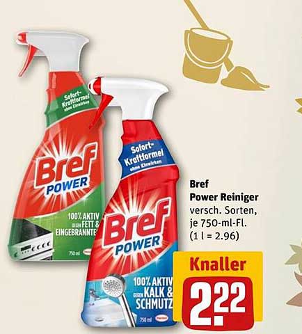 Bref Power Reiniger versch. Sorten, je 750-ml-Fl.