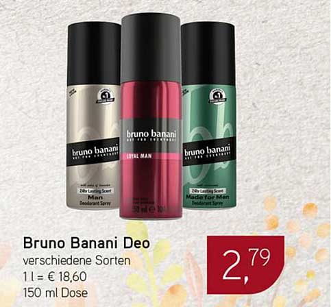 Bruno Banani Deo - verschiedene Sorten
