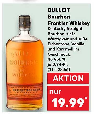 BULLEIT Bourbon Frontier Whiskey