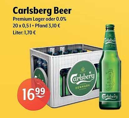Carlsberg Beer – Premium Lager oder 0.0%