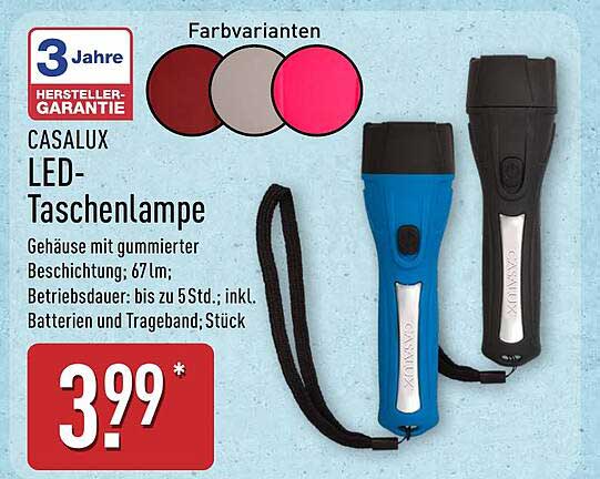 CASALUX LED-Taschenlampe