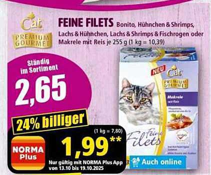 CAT Feine Filets in verschiedenen Geschmacksrichtungen