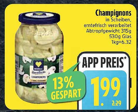 Champignons in Scheiben, erntefrisch verarbeitet